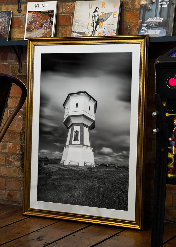 Water tower on the island
