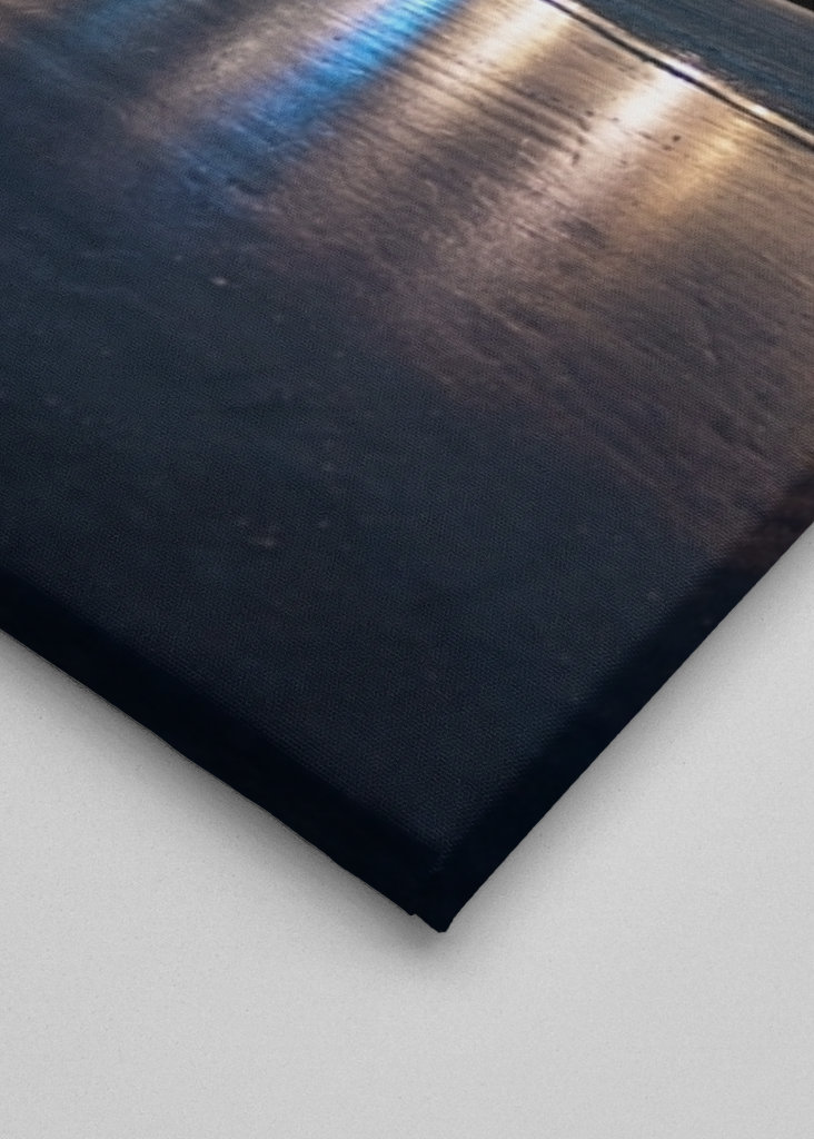 Aurores boréales depuis la route de glace de Luleå