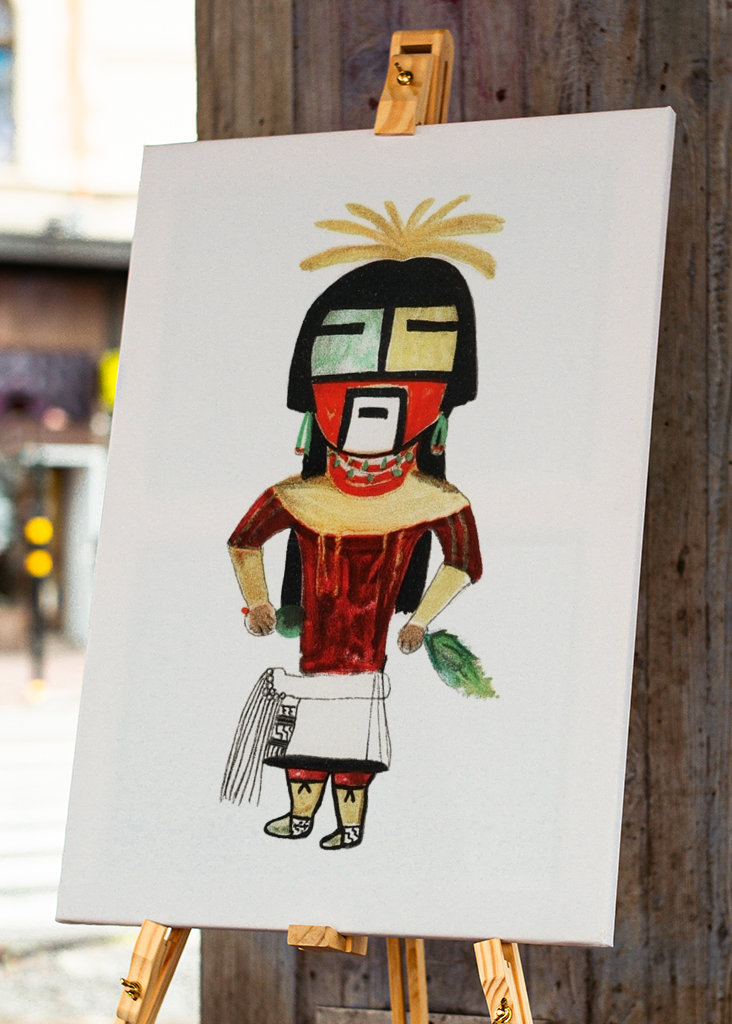 Hopi Kachina Drawing