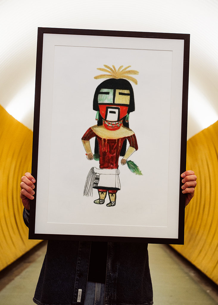 Hopi Kachina Drawing