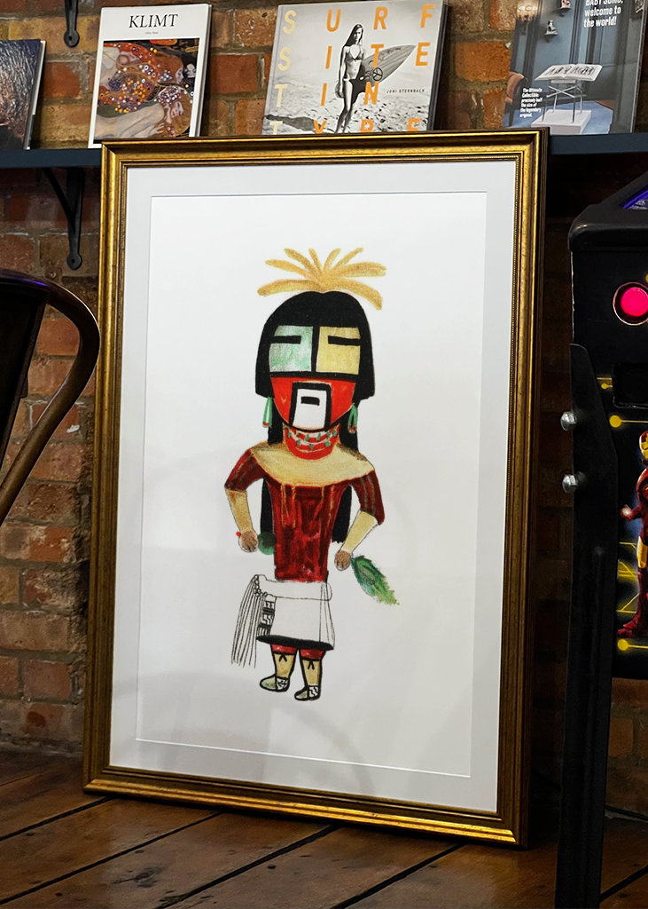 Hopi Kachina Drawing