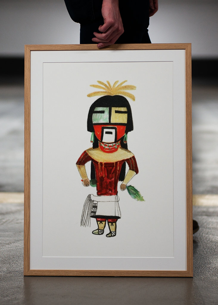Hopi Kachina Drawing