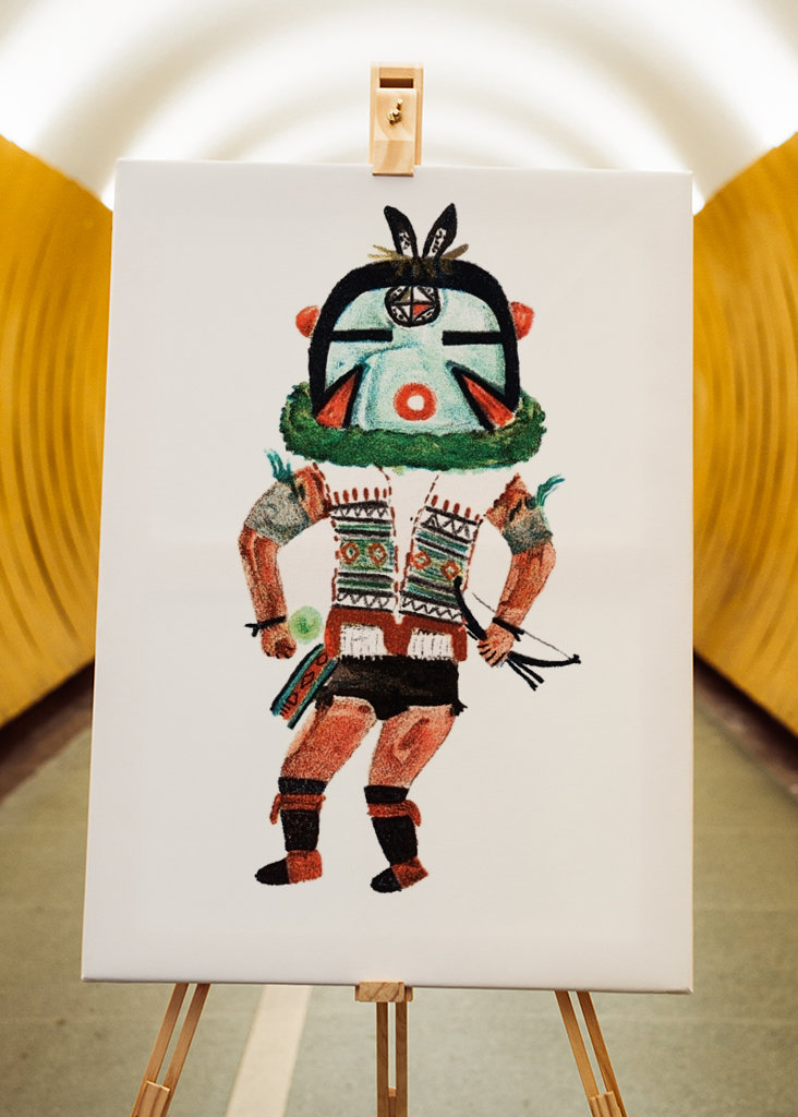 Hopi Kachina Drawing