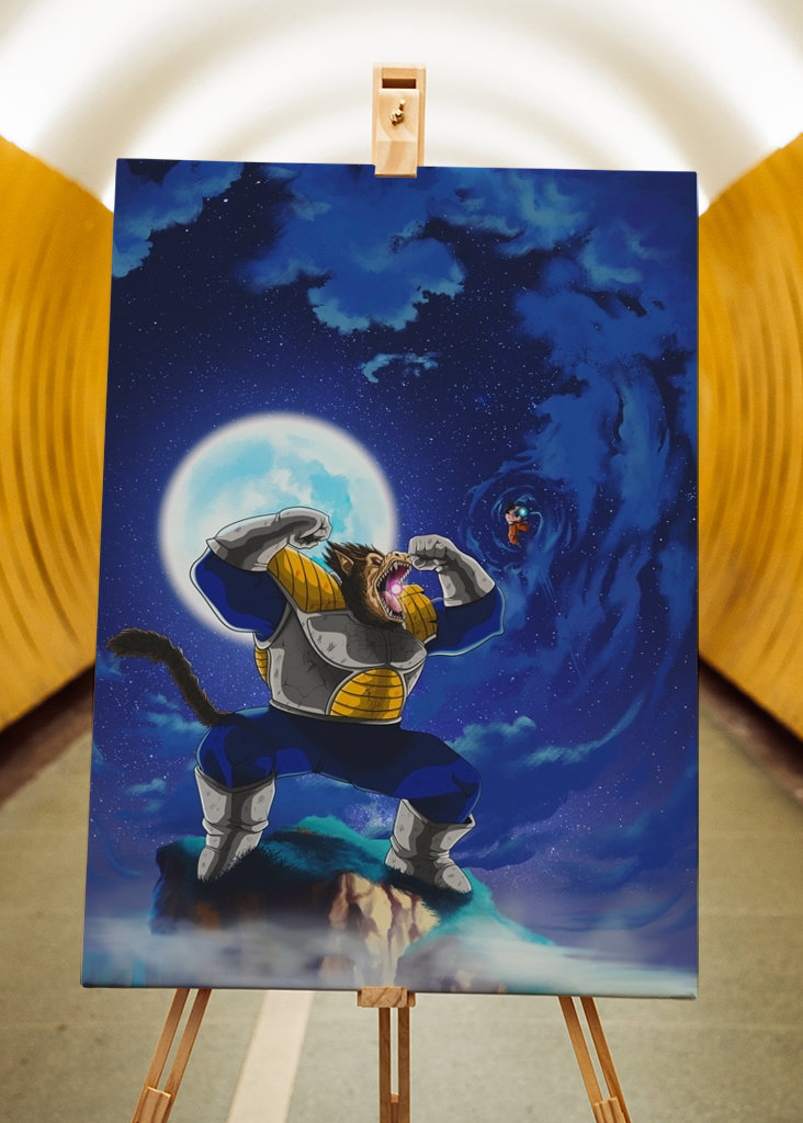 Goku vs Vegeta ozaru