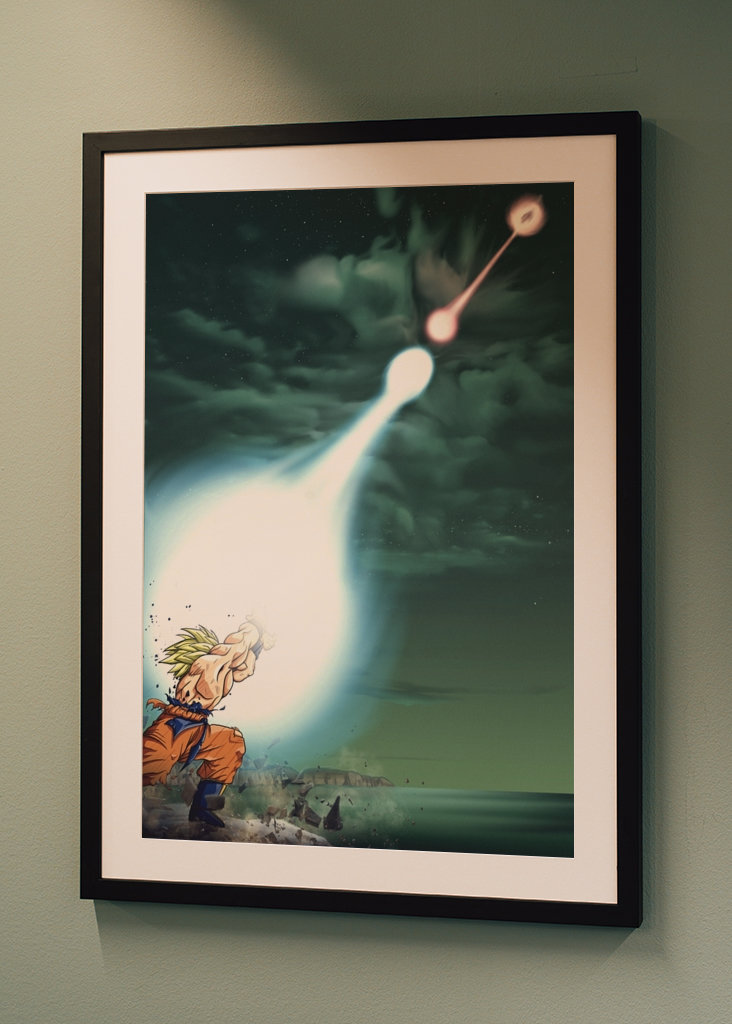 Goku vs Vegeta Kamehameha 