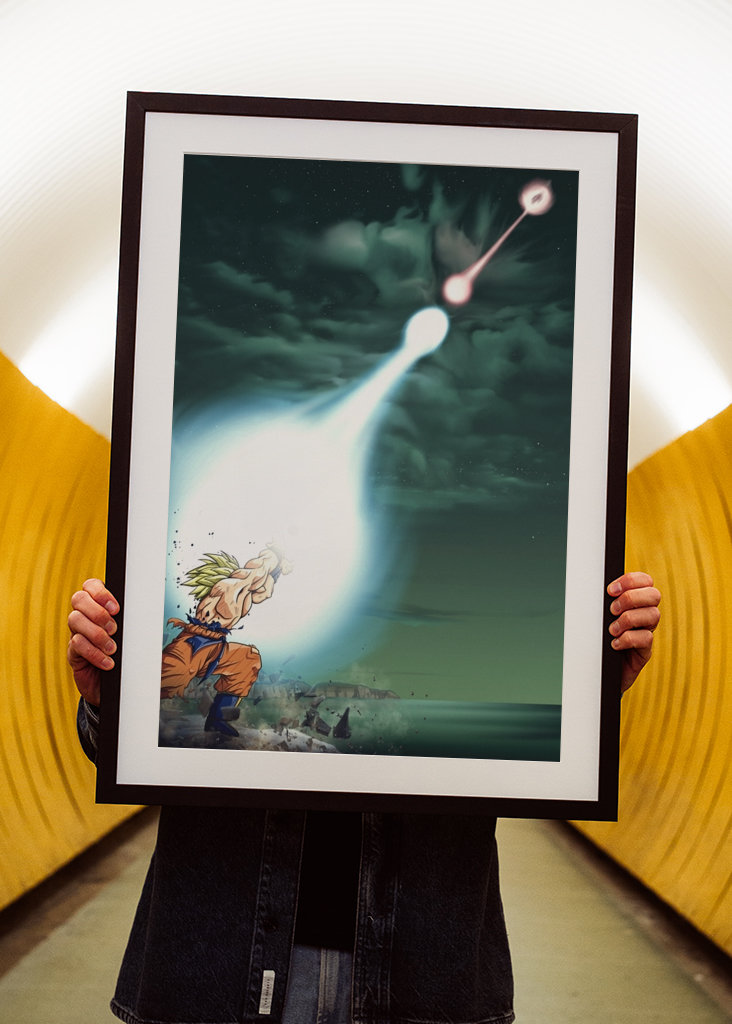 Goku vs Vegeta Kamehameha 