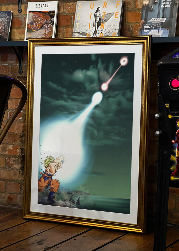 Goku vs Vegeta Kamehameha 