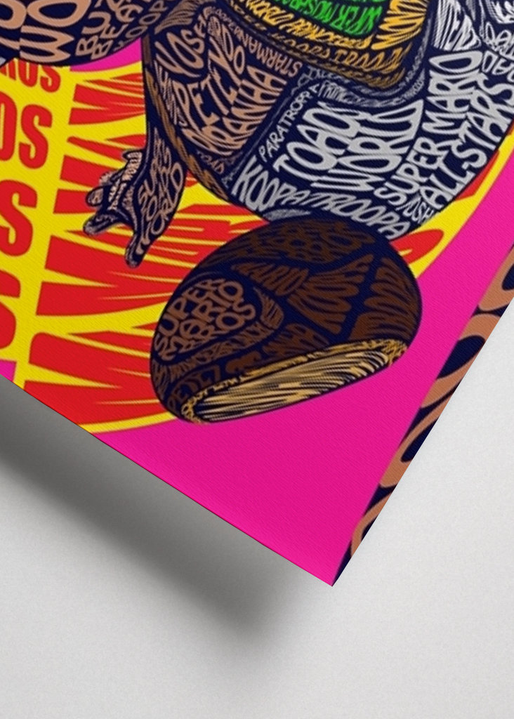 Padda Svamp Retro Stavfel