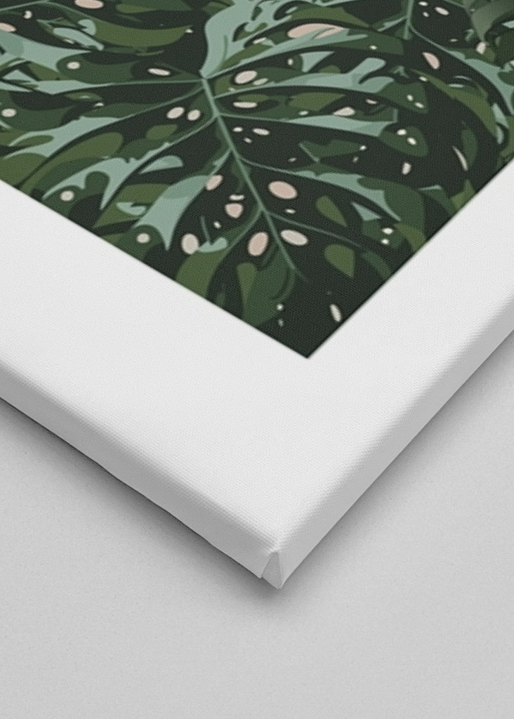 Green Monstera Plant Wall