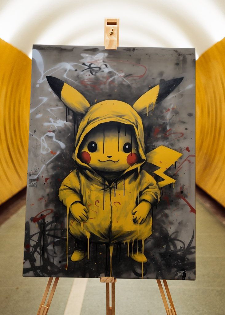 Pikachu Onesie Grafitti
