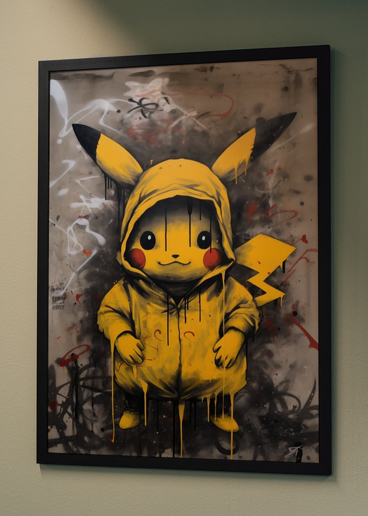 Pikachu Onesie Grafitti