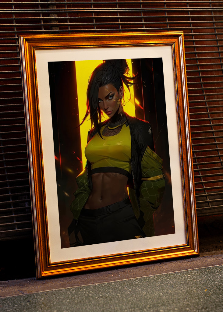 Femme Cyberpunk Cool