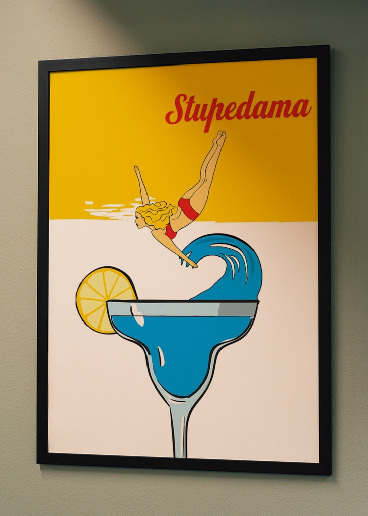 Stupedama stuper i drinken