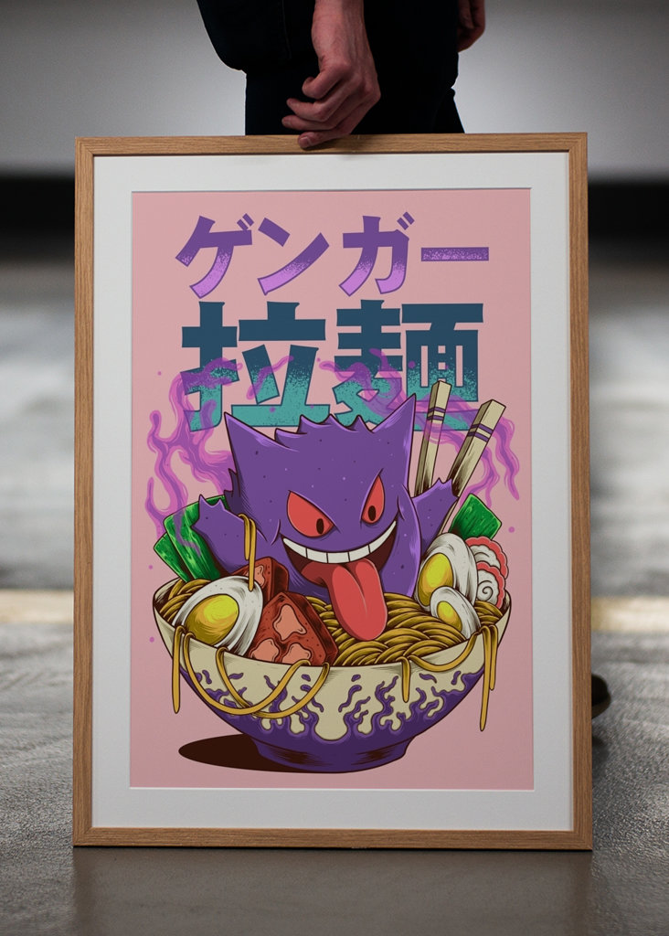 Gengar Ramen Pokemon