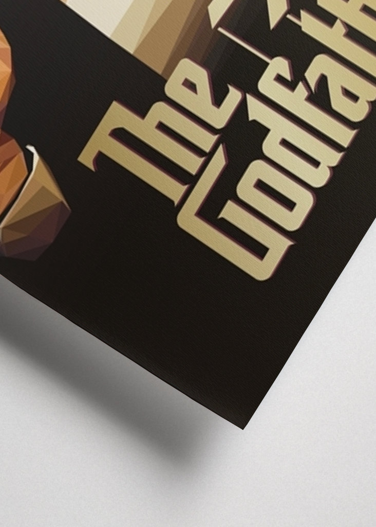 Der Pate Lowpoly Kunst