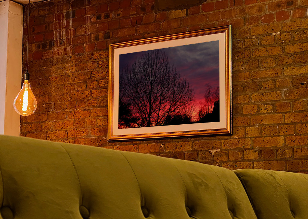 Farbenfroher Sonnenuntergang