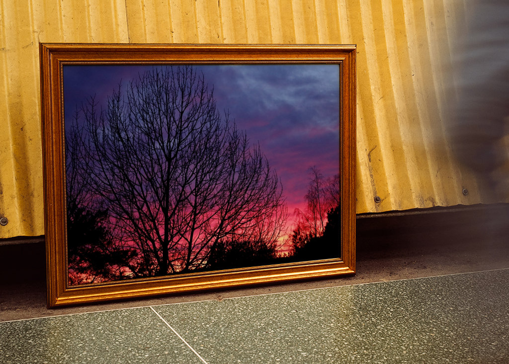 Farbenfroher Sonnenuntergang