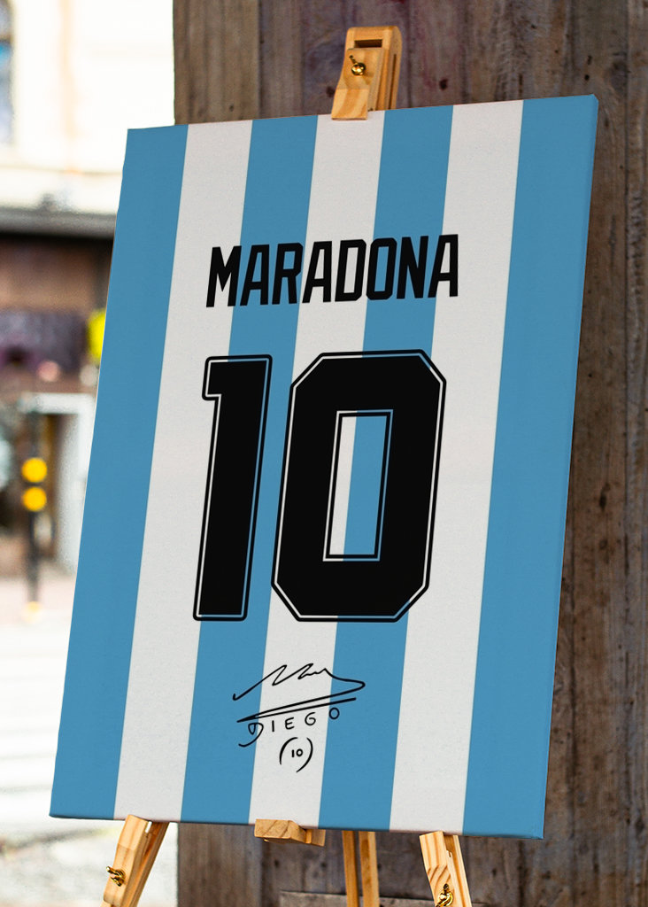Maradona Autograf 10 Argentyna