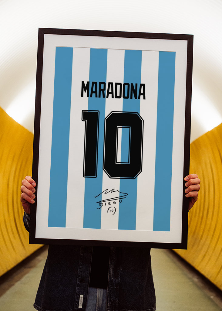 Maradona Autograf 10 Argentyna