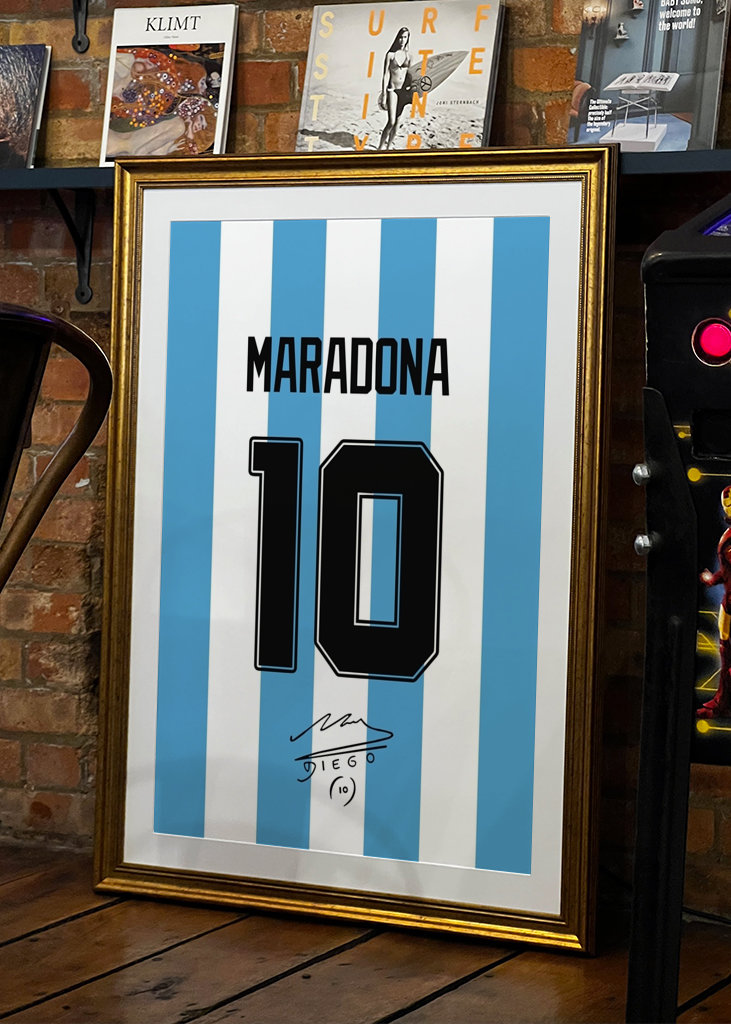 Maradona Autograf 10 Argentyna