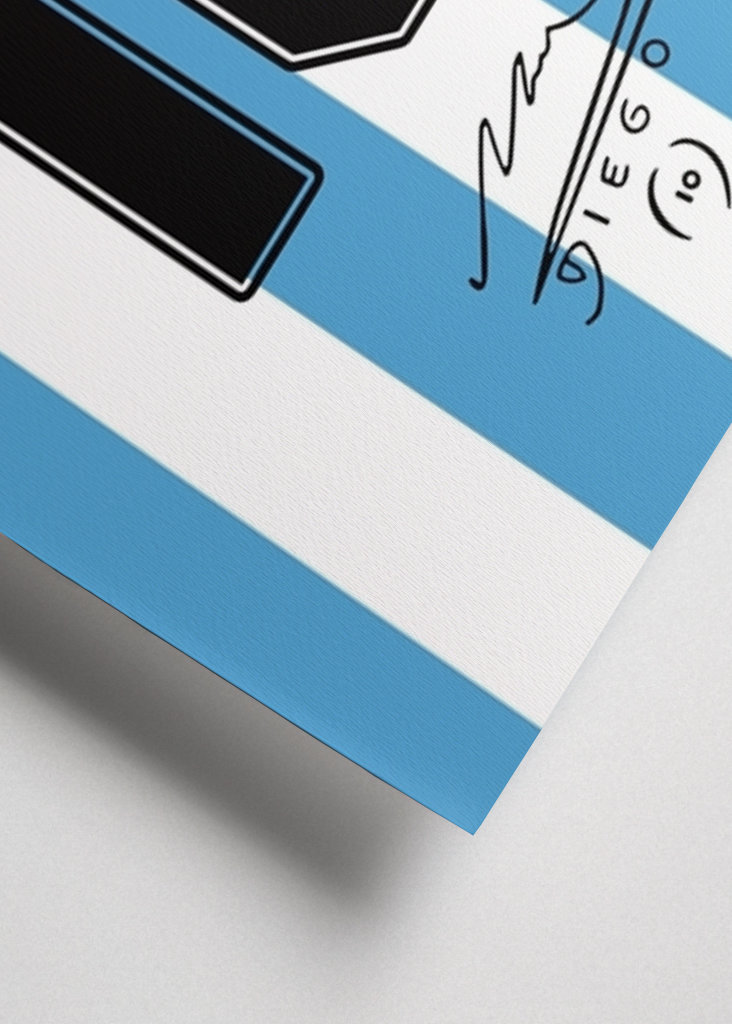 Maradona Autograf 10 Argentyna