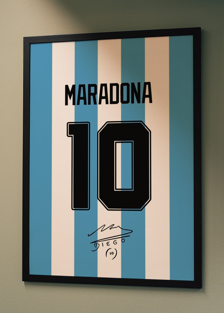 Maradona Autograf 10 Argentyna