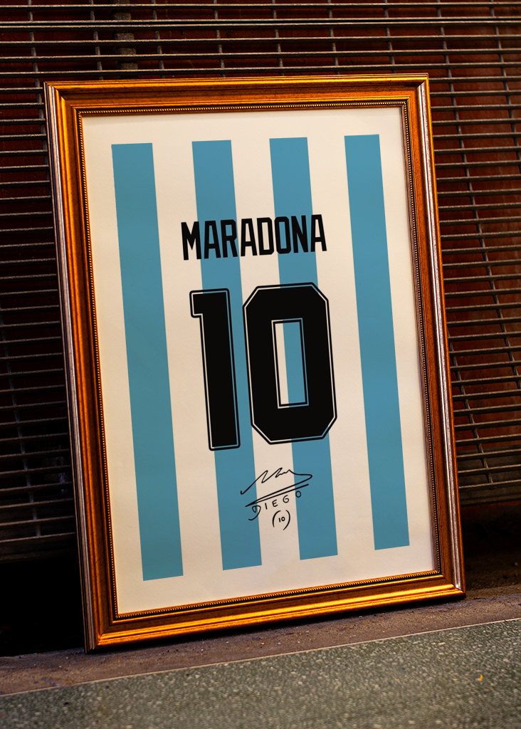 Maradona Autograf 10 Argentyna
