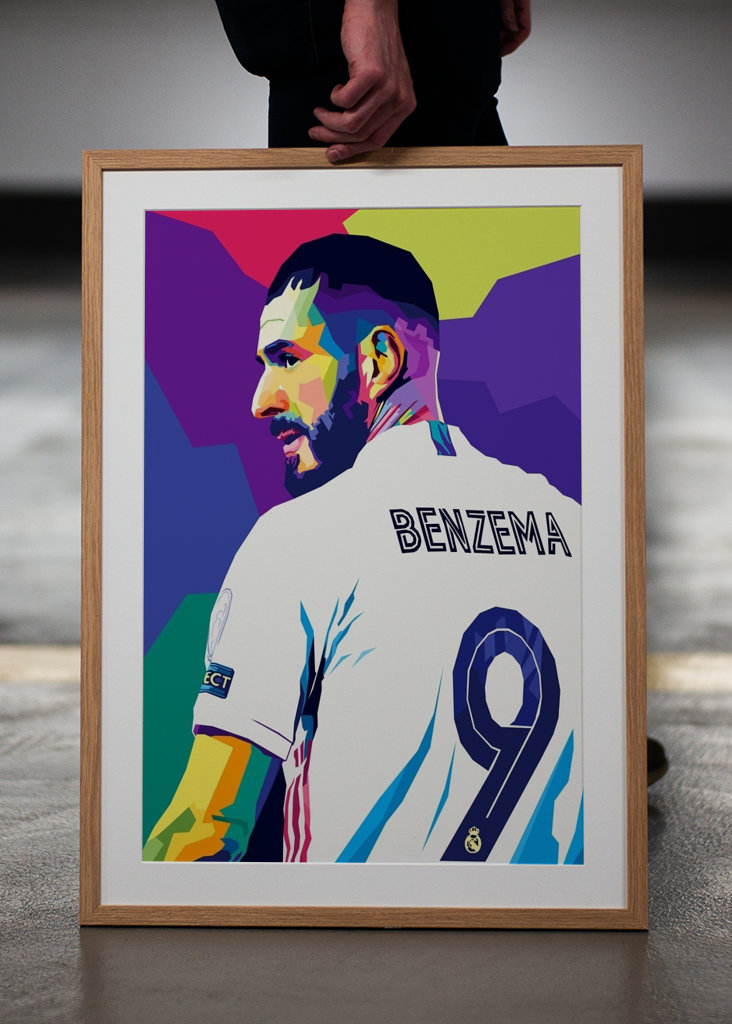 Karim Benzema Wpap Art