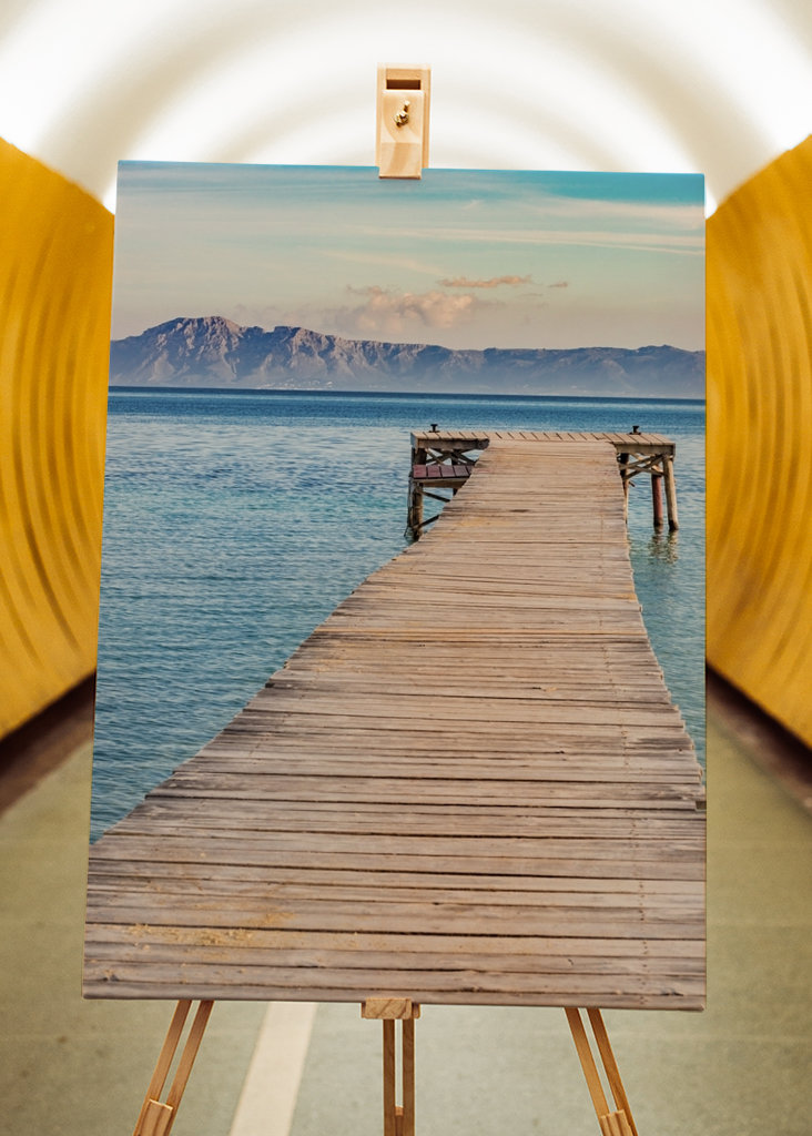 Bootssteg auf Mallorca Alcudia