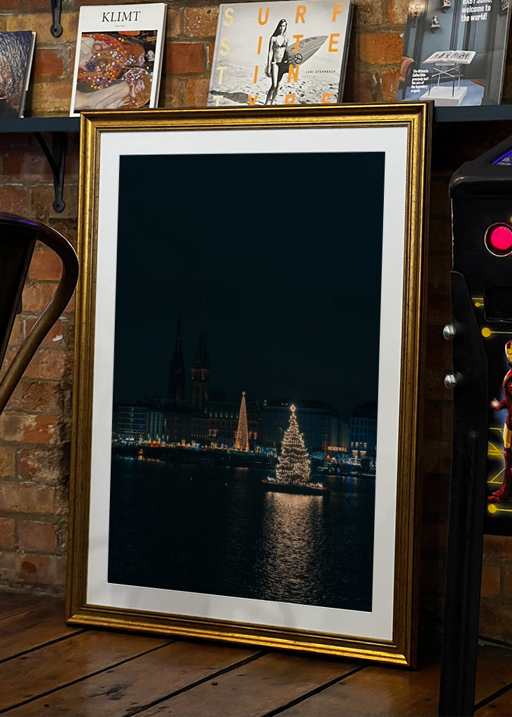 Alster bei Nacht | Hamburg