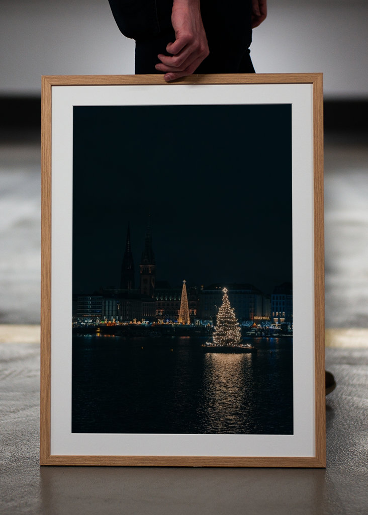 Alster bei Nacht | Hamburg