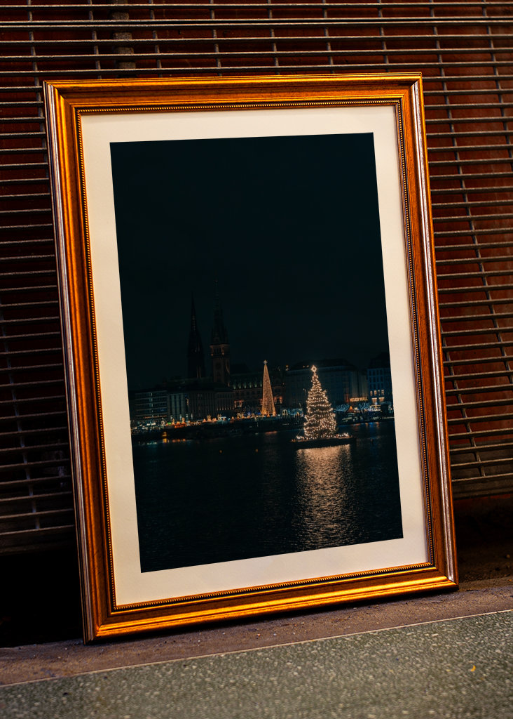 Alster bei Nacht | Hamburg