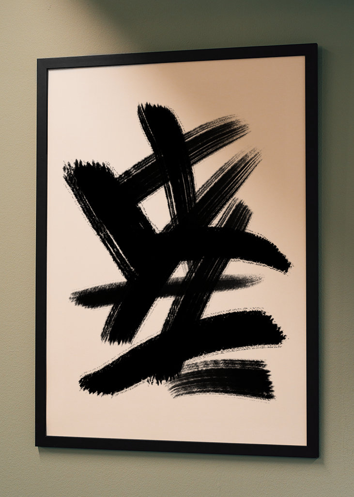 Chinatown abstrakt maleri 