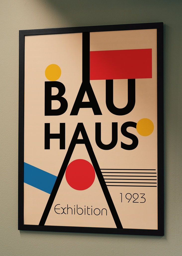 Bauhaus Plakat 1923 Affisch