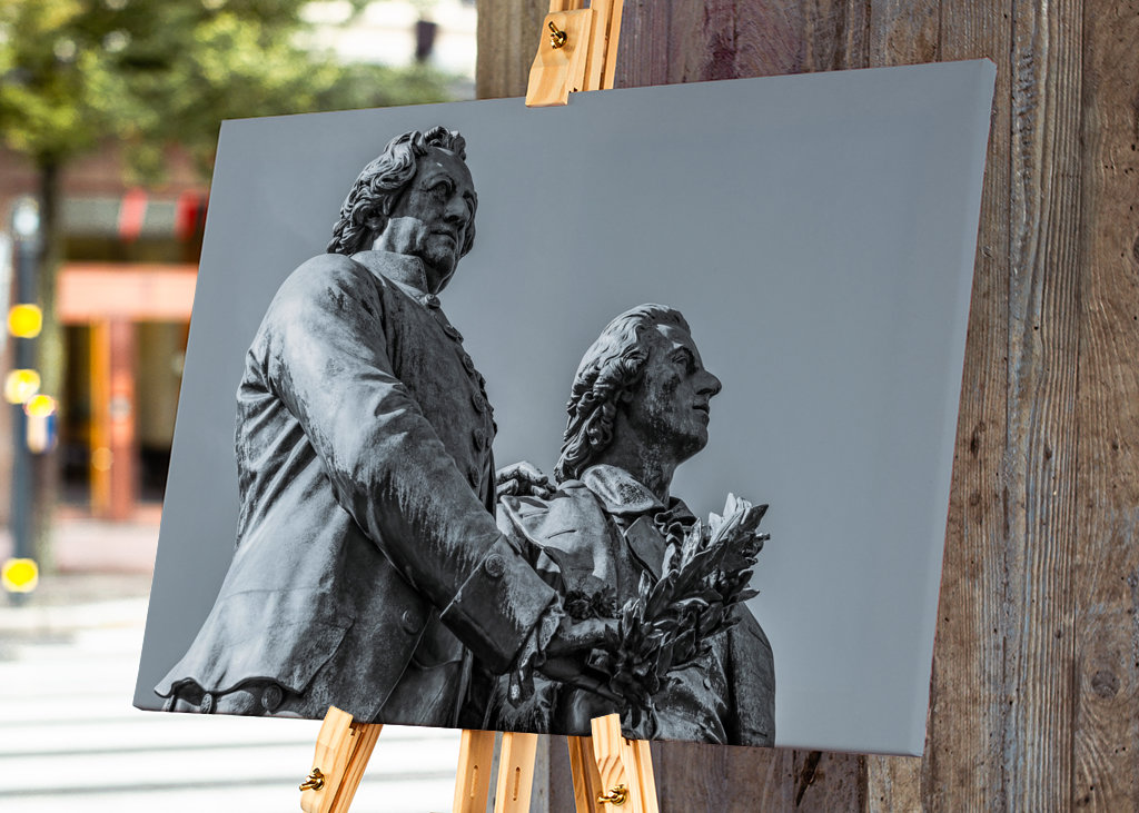 Goethe und Schiller in Weimar