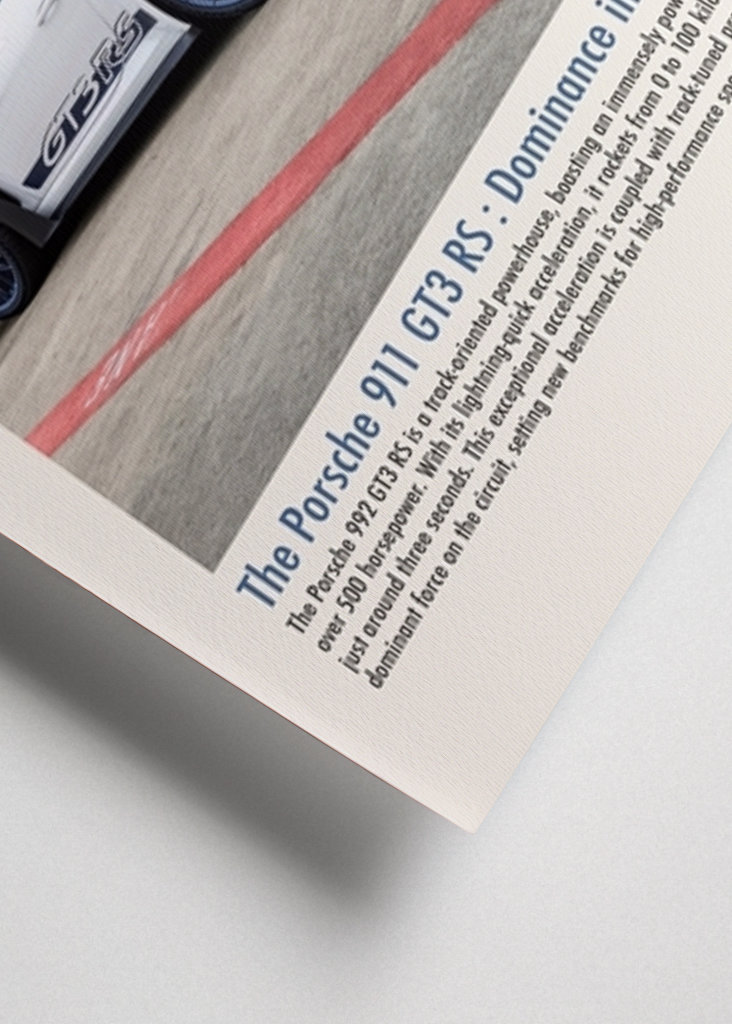 La Porsche 911 GT3 RS