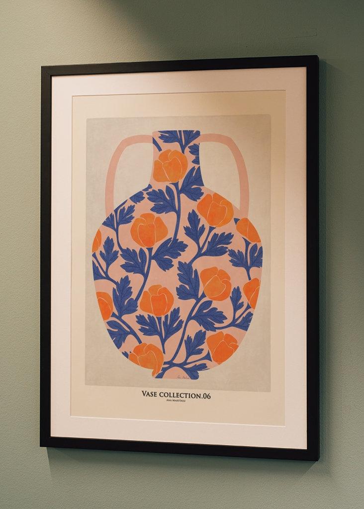 Vase and roses collection