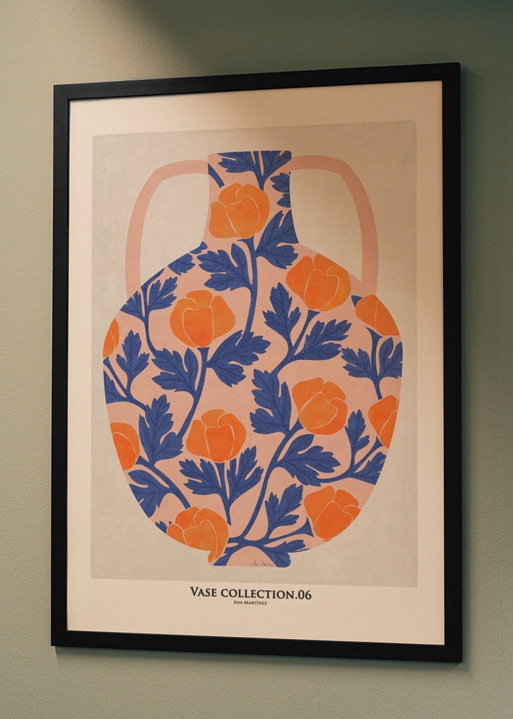 Vase and roses collection