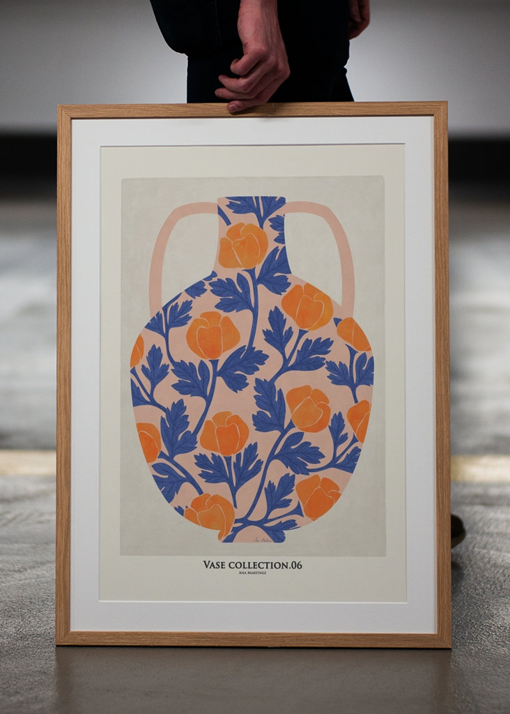 Vase and roses collection