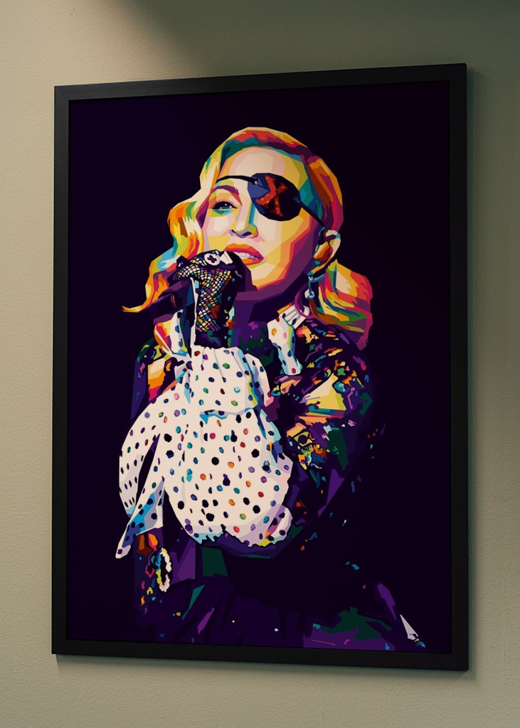 Madonna Pop Art Poster von Al Basith | Printler