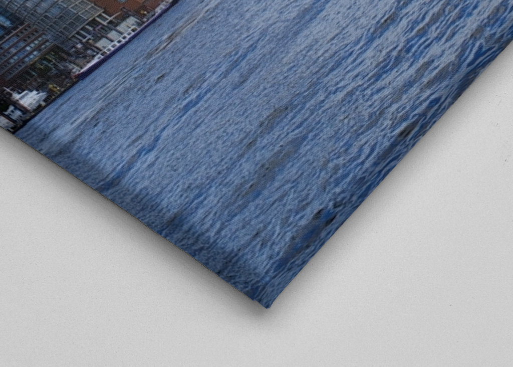 Panorama from port of Hamburg