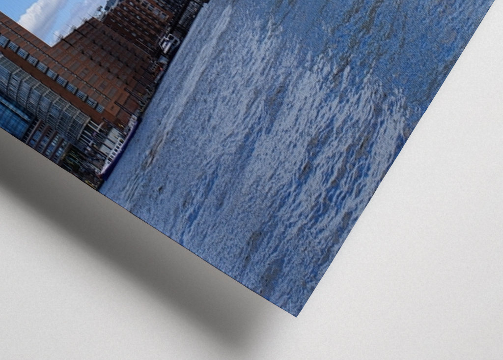 Panorama from port of Hamburg