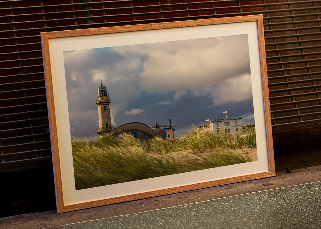 Lighthouse in Warnemünde