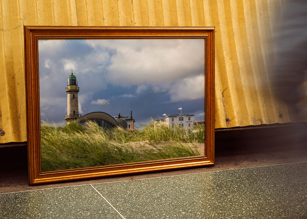 Lighthouse in Warnemünde