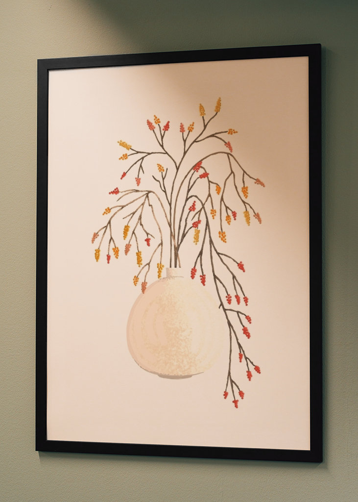 Branches, Berries And Vase 1  