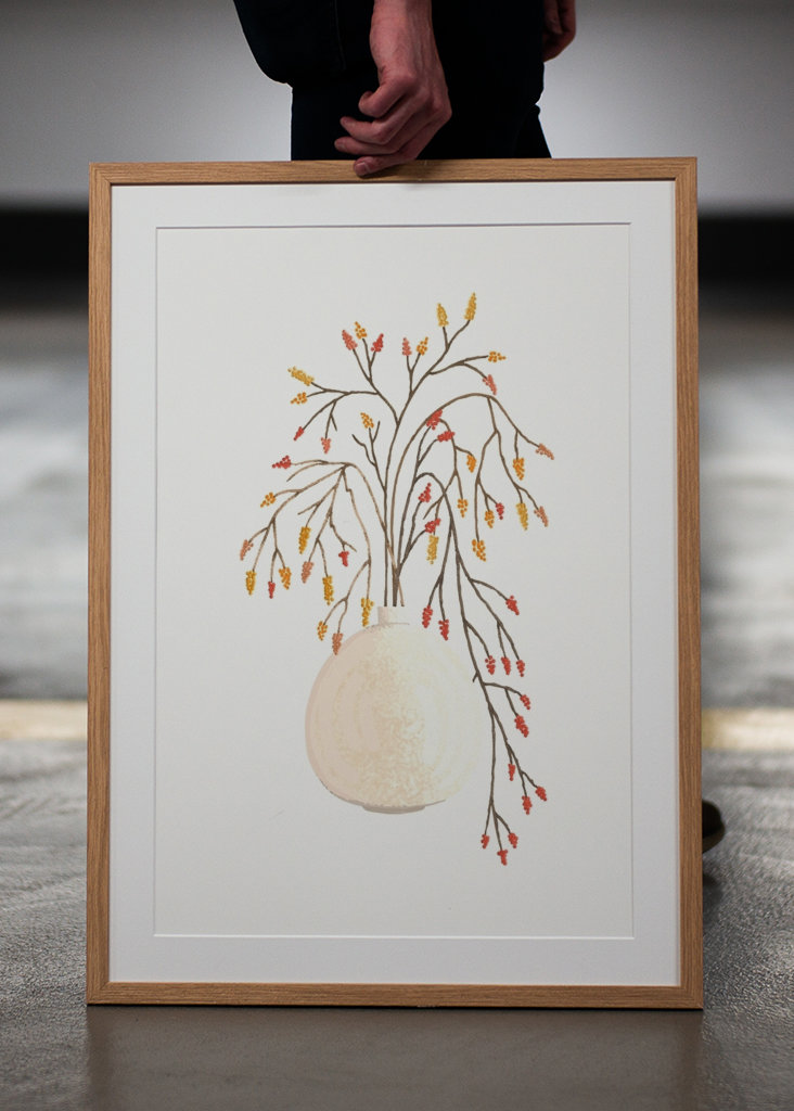 Branches, Berries And Vase 1  