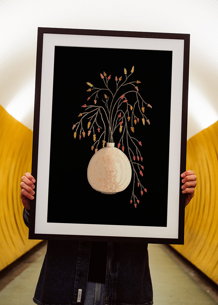 Branches, Berries And A Vase 2