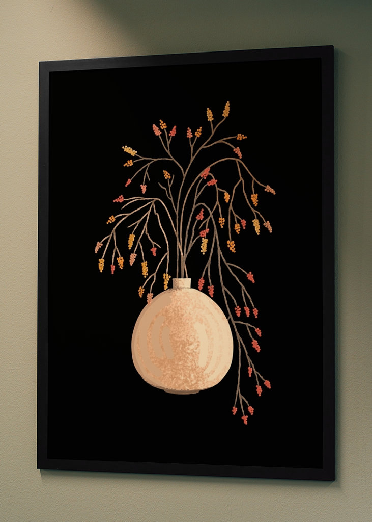 Branches, Berries And A Vase 2