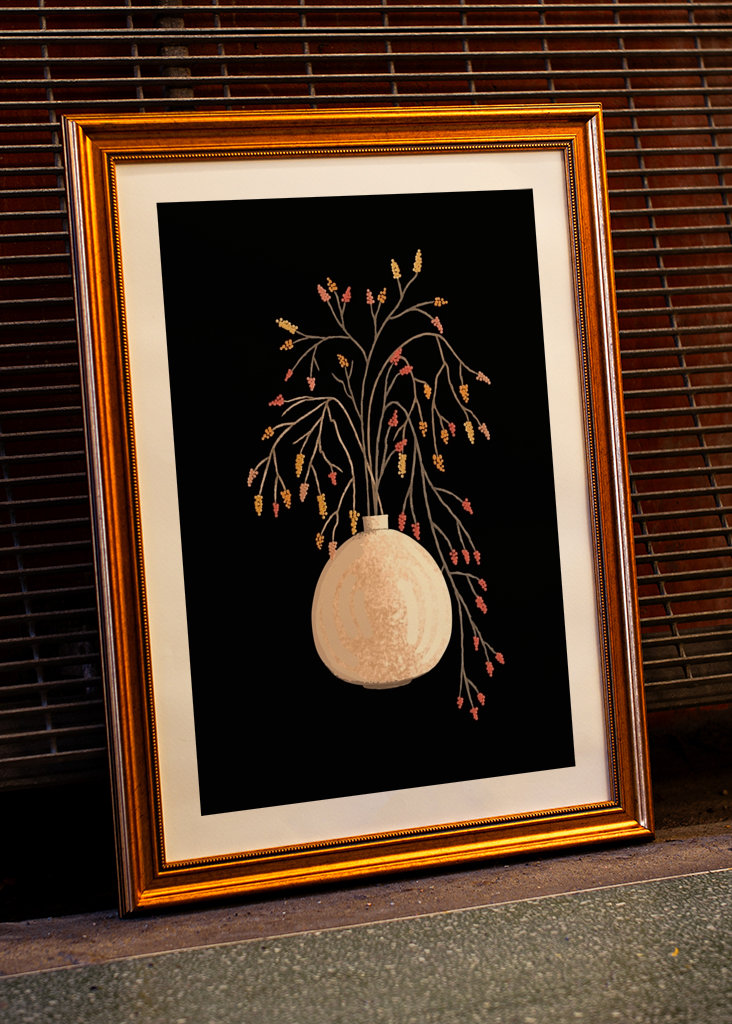 Branches, Berries And A Vase 2