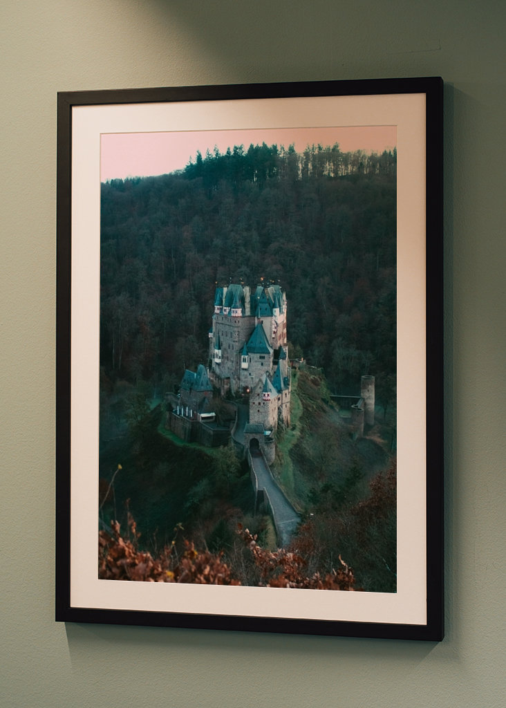 Eltz Slot i tusmørket